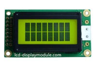 Het geelgroene LCD van de Puntmatrijs Karakter 4bit MPU met 8 bits van de Vertoningsmodule 8x2