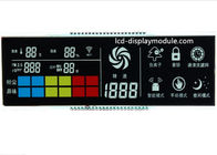 Zwarte TN VA LCD de Rode Kleurensegmenten van het Vertoningsscherm met SPELD 6 Uur het Bekijken Hoek