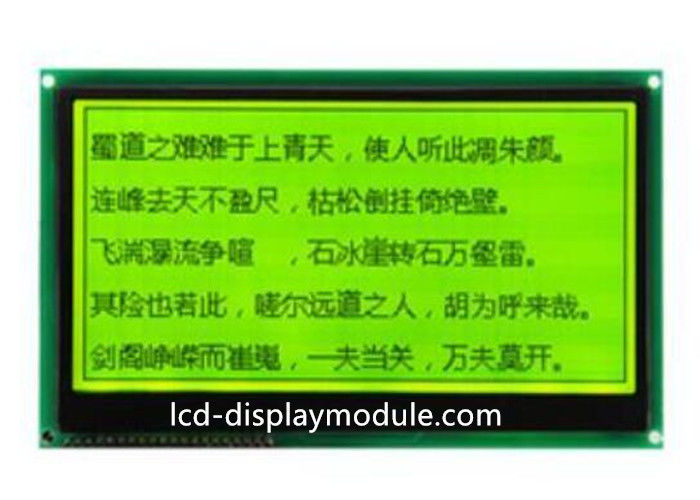 3.3V 240 x 120 Grafische Kleine LCD Module, de Geelgroene Vertoning van STN Transflective LCD